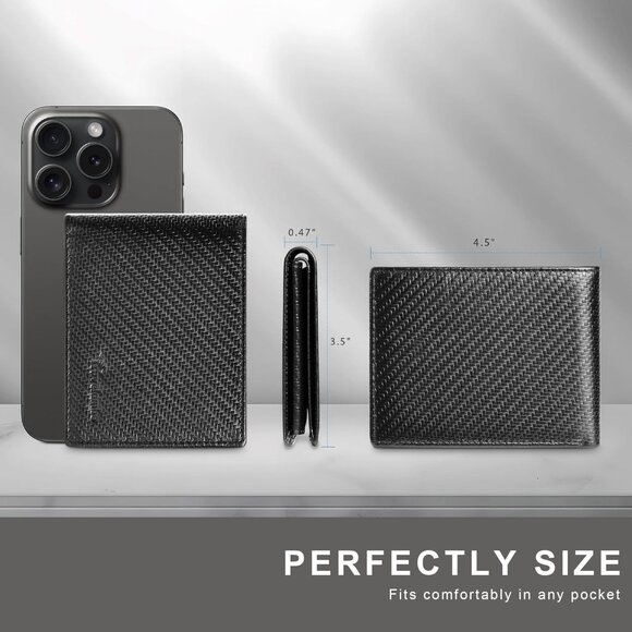 ⚡Travelambo Men Weaved Black Genuine Leather Handmade Bifold Stylish Wallets - Picture 5 of 9